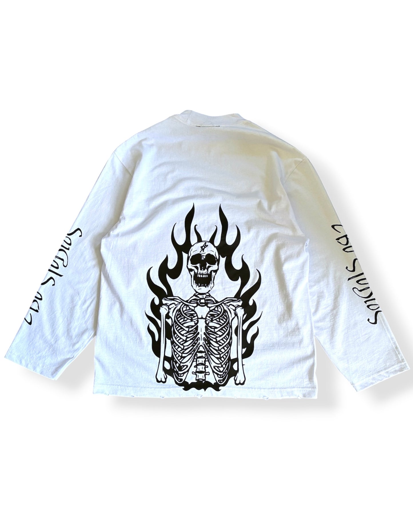 Flamed SKULLY Long Sleeve