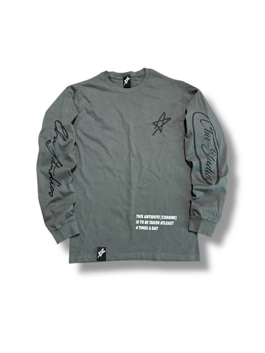 CBU STUDIOS Prescription Long Sleeve (CHARCOAL)