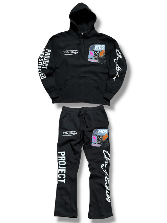 CBU STUDIOS Patchwork Sweatsuit