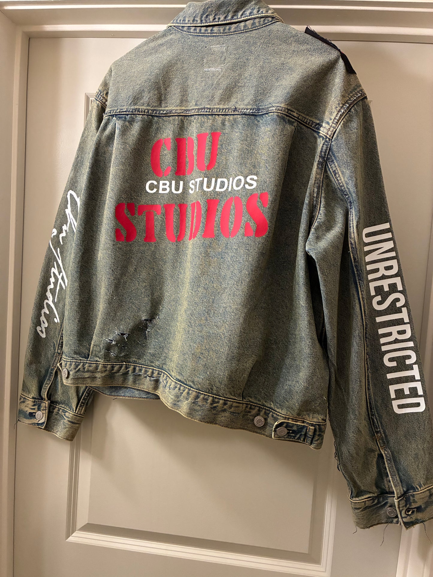 CBU STUDIOS 1/1 Project Unrestricted Denim Jacket